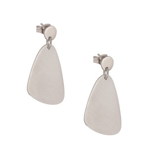 Ασημένια επιπλατινωμένα σκουλαρίκια Σχήματα