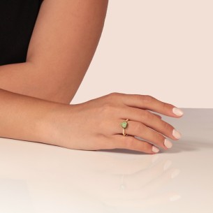 Γυναικείο χρυσό 14k δαχτυλίδι Καρδιά