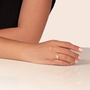 Γυναικείο χρυσό 14k δαχτυλίδι Μονόπετρο