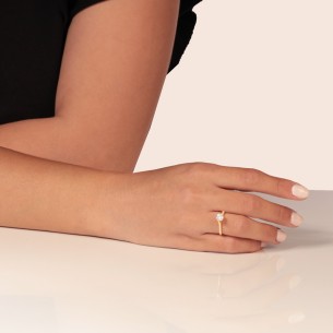 Γυναικείο χρυσό 14k δαχτυλίδι Μονόπετρο
