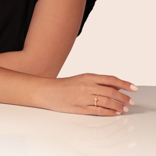 Γυναικείο χρυσό 14k δαχτυλίδι Μονόπετρο