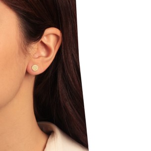 Χρυσά 9k σκουλαρίκια Δίσκοι