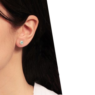 Γυναικεία χρυσά 9k σκουλαρίκια Μάτια