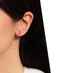 Παιδικά χρυσά 9k σκουλαρίκια Πασχαλίτσες