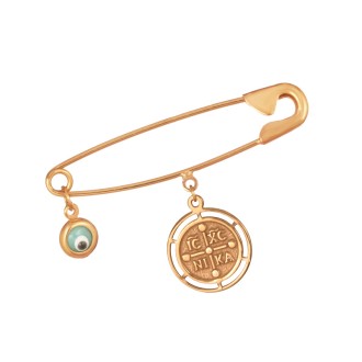 Χρυσή 9k παιδική Παραμάνα Κωνσταντινάτο Μάτι