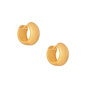 Ασημένια σκουλαρίκια huggies Κρίκοι 16mm