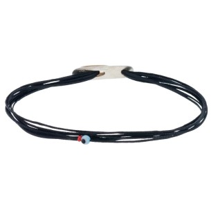 Βραχιόλι κορδόνια μπλέ Μάτι