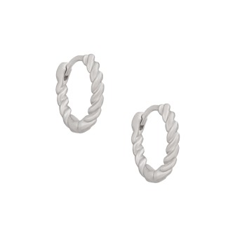 Ασημένια σκουλαρίκια huggies Κρίκοι 15.00mm