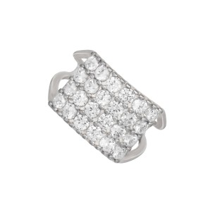 Ασημένιο δαχτυλίδι Τετράσειρο Μισόβερο