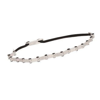 Βραχιόλι κορδόνι ασημένια Μπάρα Ράβδοι