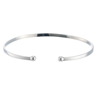 Ασημένιο βραχιόλι Βέργα Χειροπέδα