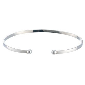 Ασημένιο βραχιόλι Βέργα Χειροπέδα