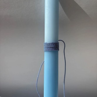 Πασχαλινή Λαμπάδα ντεγκραντέ Μπλέ 33εκ.