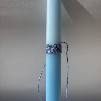 Πασχαλινή Λαμπάδα ντεγκραντέ Μπλέ 33εκ.